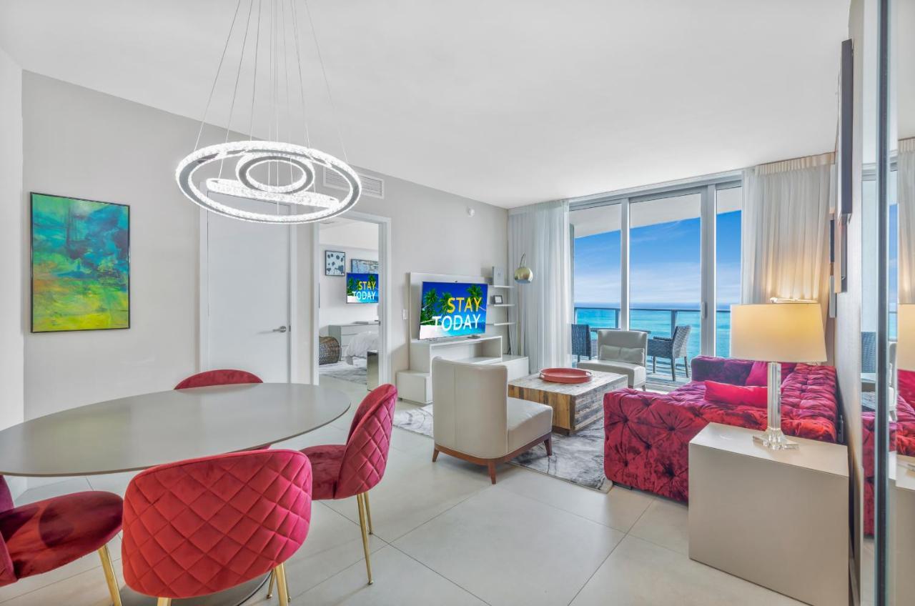 Seashore Resort - 2 Bedroom Right On The Beach Direct Ocean-View With Amenities On The Rooftop Холивуд Екстериор снимка